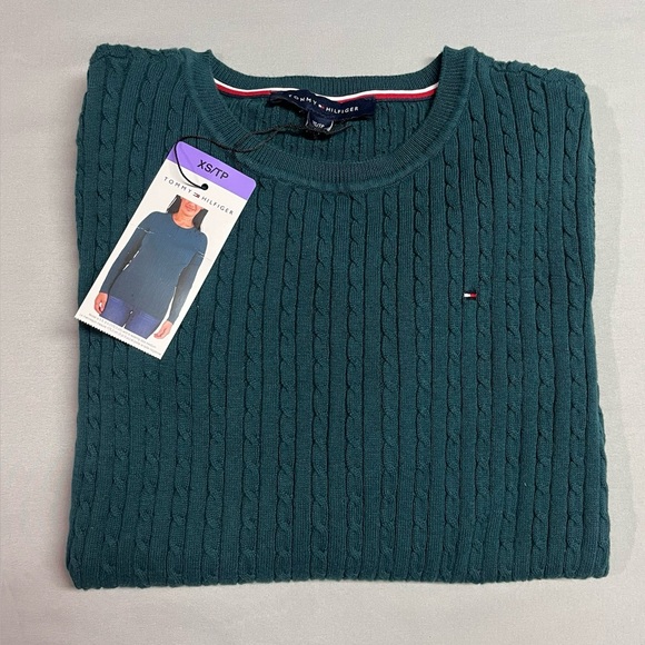 Tommy Hilfiger Women's Long Sleeve Cable Knit Sweater NWT - Picture 3 of 6